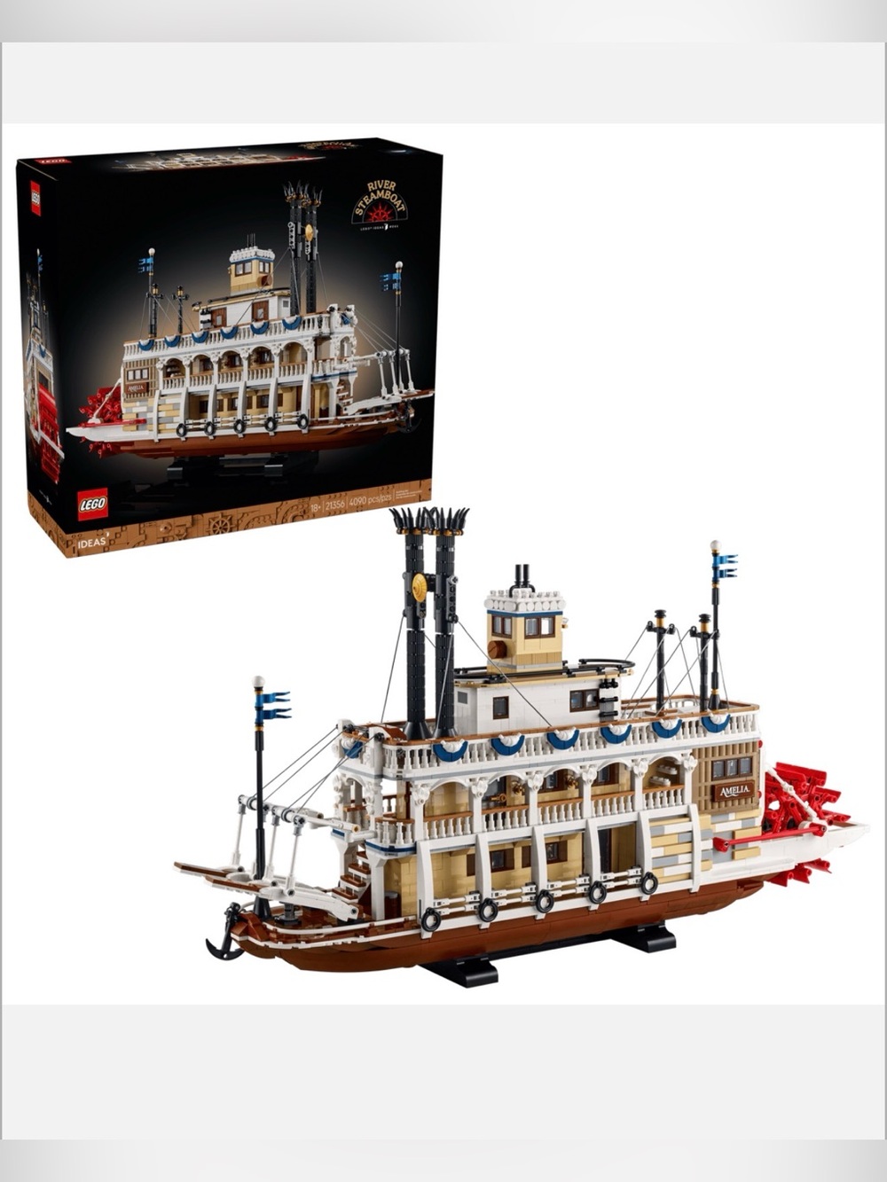 LEGO Ideas River Steamboat #21356 - NWT